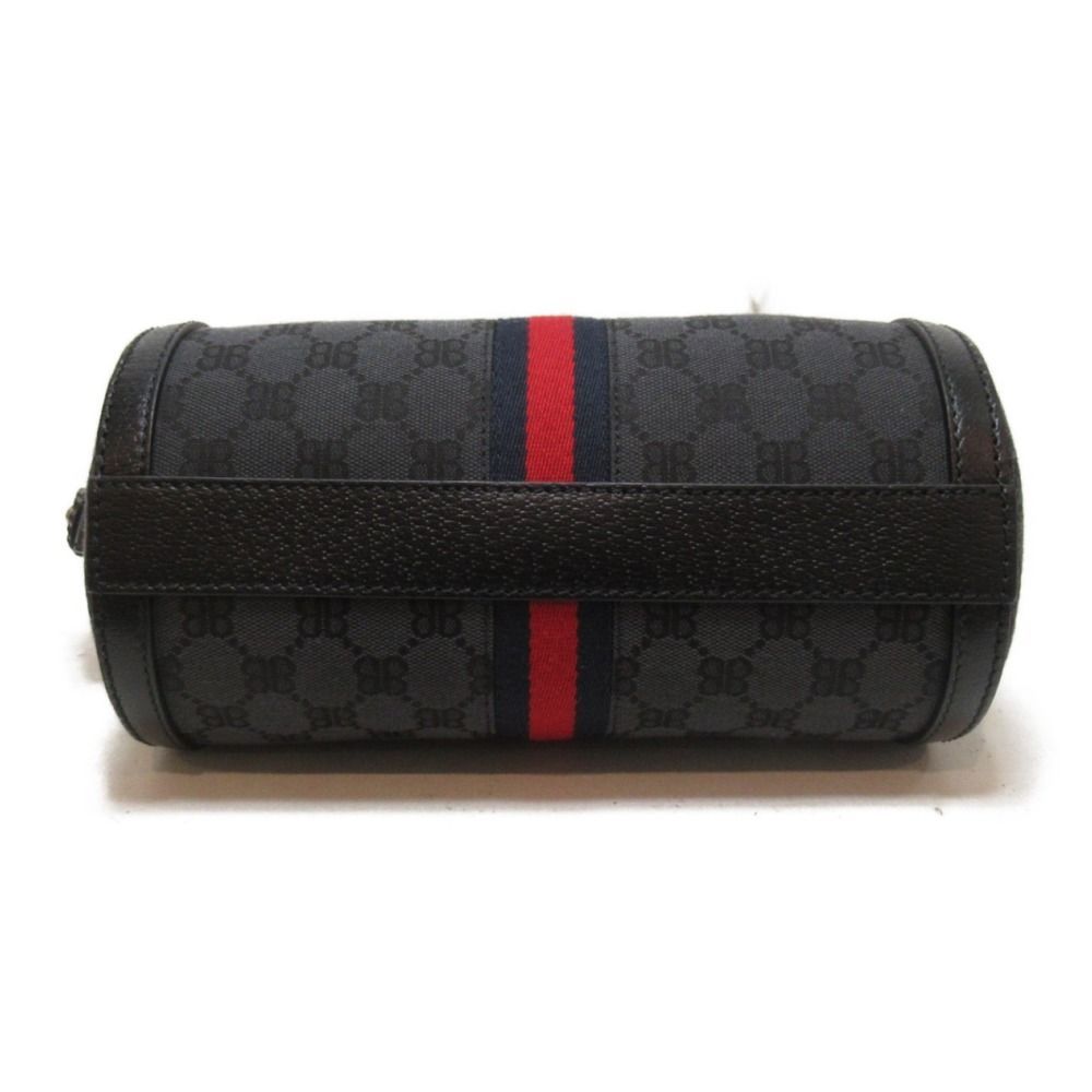 Balenciaga Gucci 2way Shoulder Bag Canvas Black Bag View 4